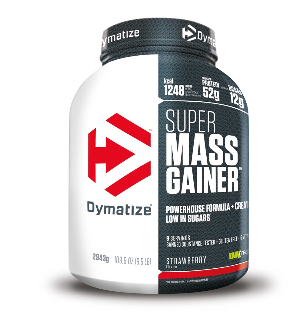 Super Mass Gainer Strawberry 2943 g Proteinpulver