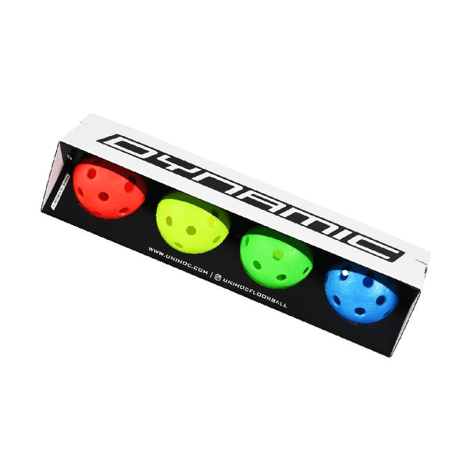 4-Pack IFF-Matchball Dynamic Unihockeyball