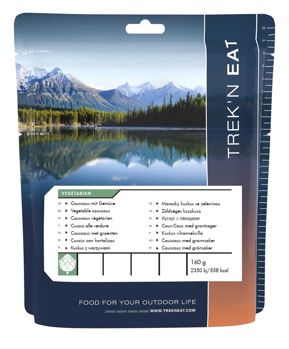 Couscous mit Gemüse Outdoornahrung