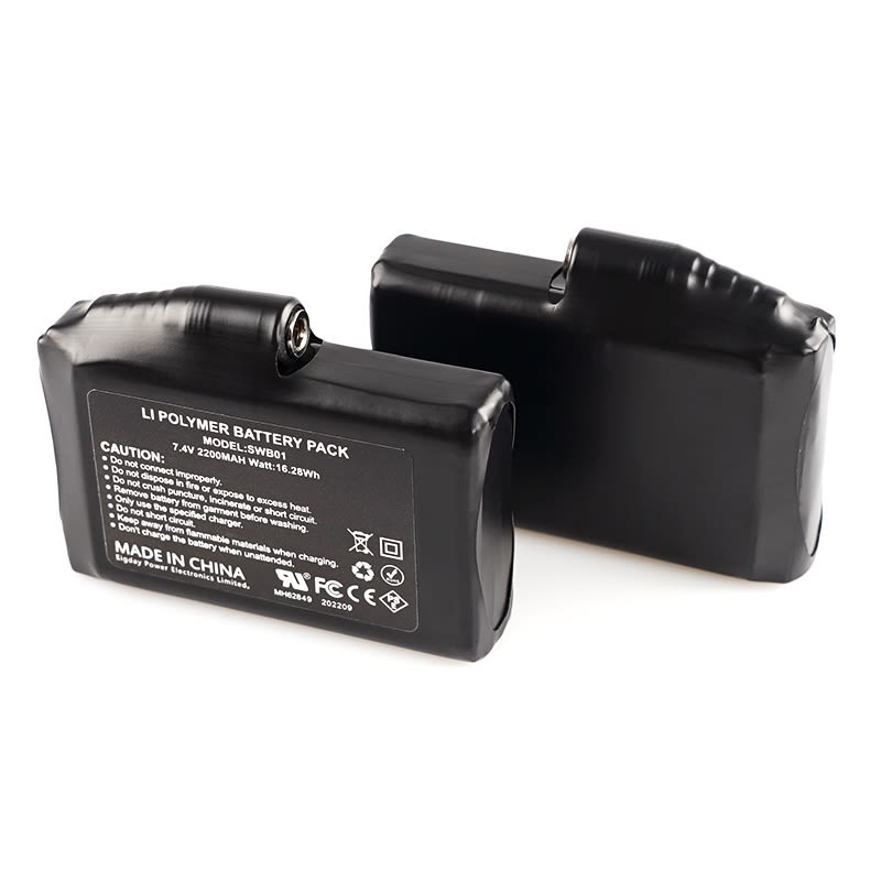2-Pack 7.4 V Lithium-Ionen Akku
