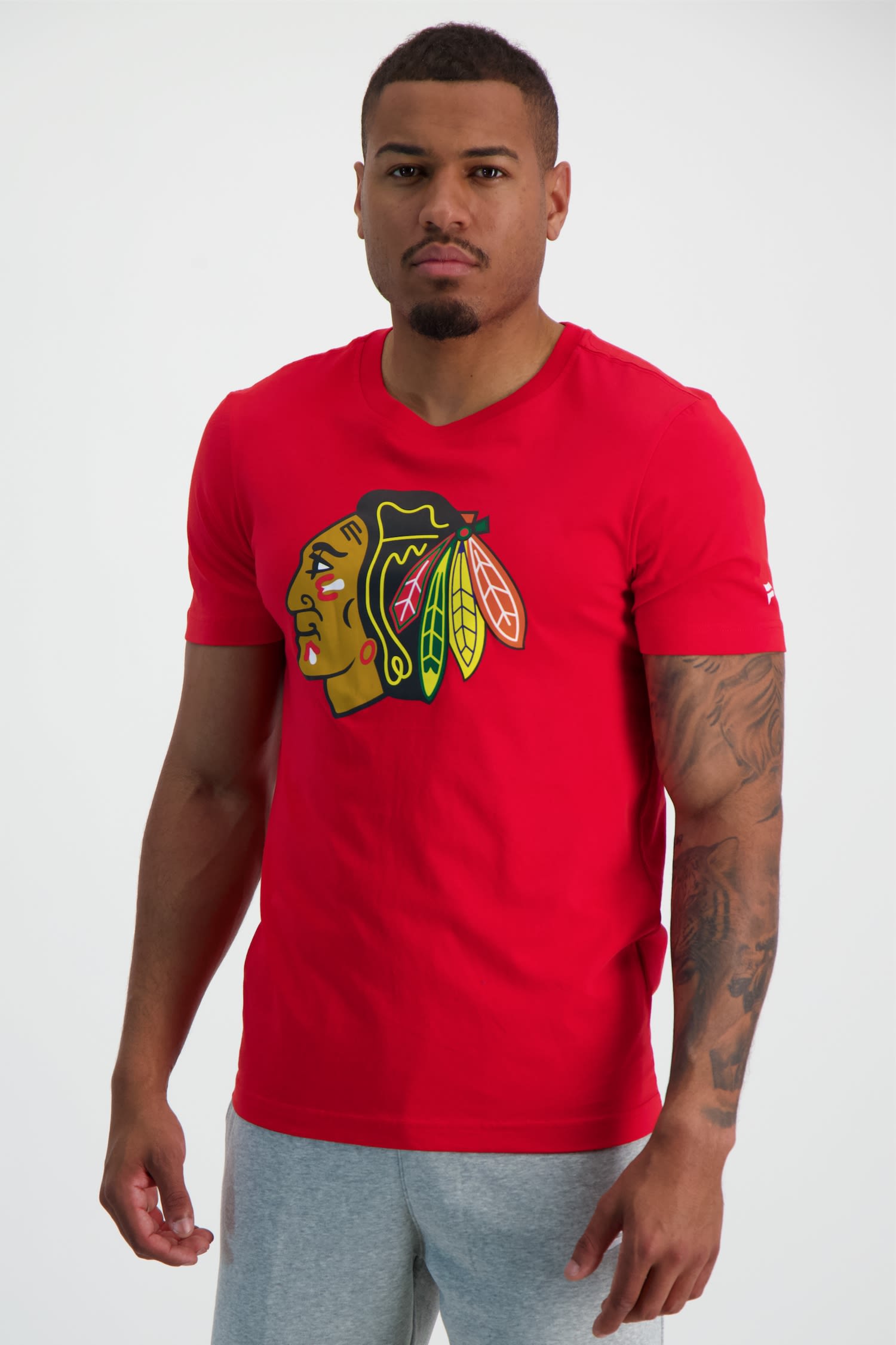 Chicago Blackhawks Primary Logo Graphic Herren T-Shirt