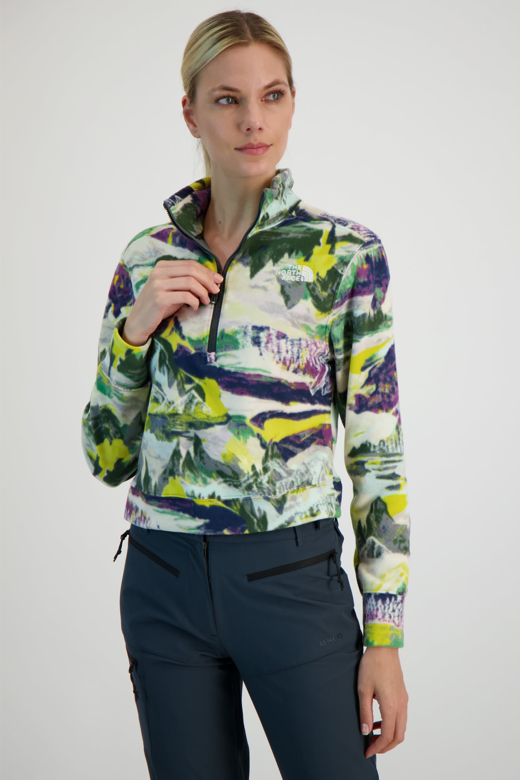 100 Glacier Printed Damen Midlayer