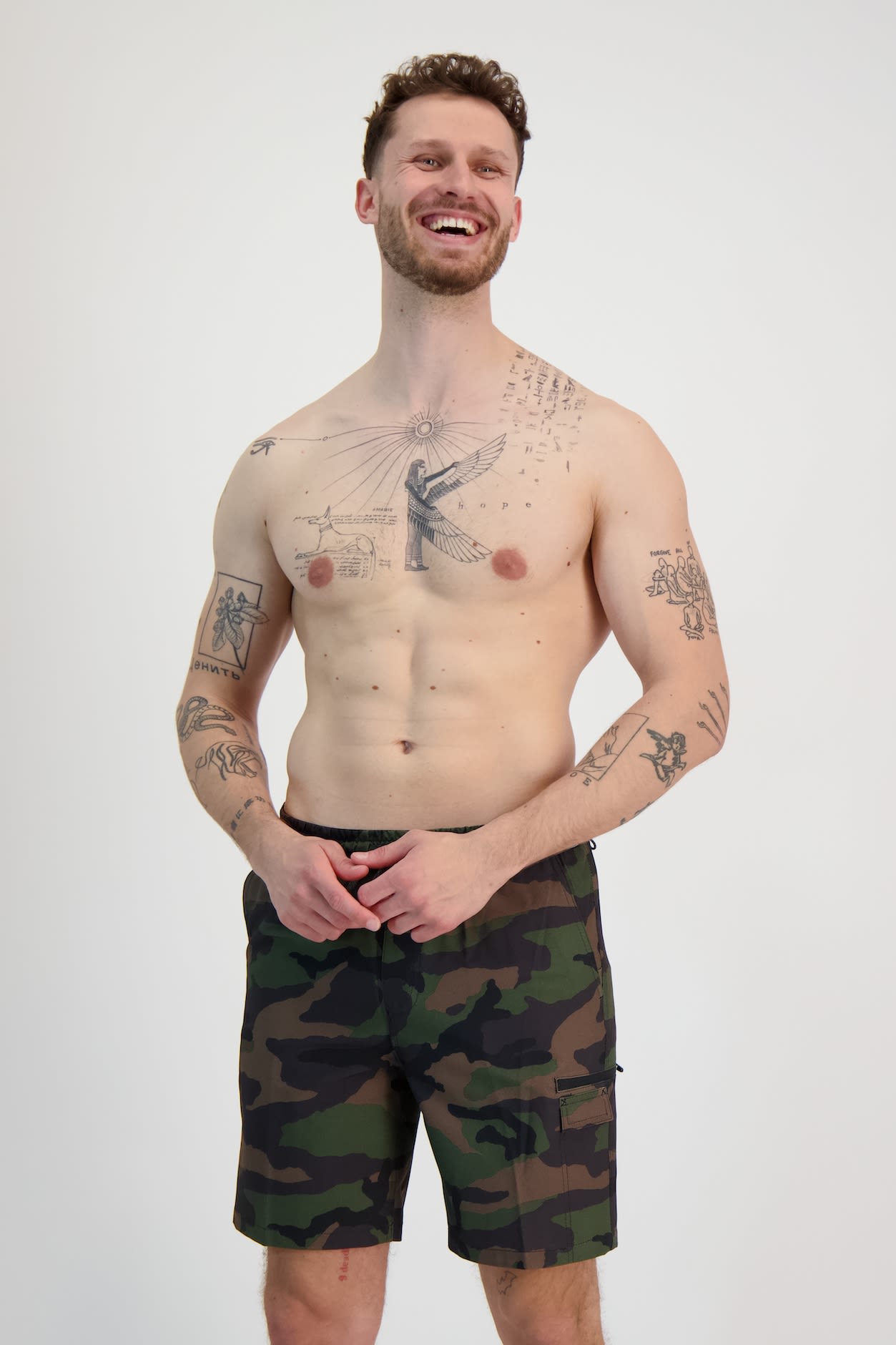 Taxer Cargo Amphibien 19 Inch Herren Badeshort