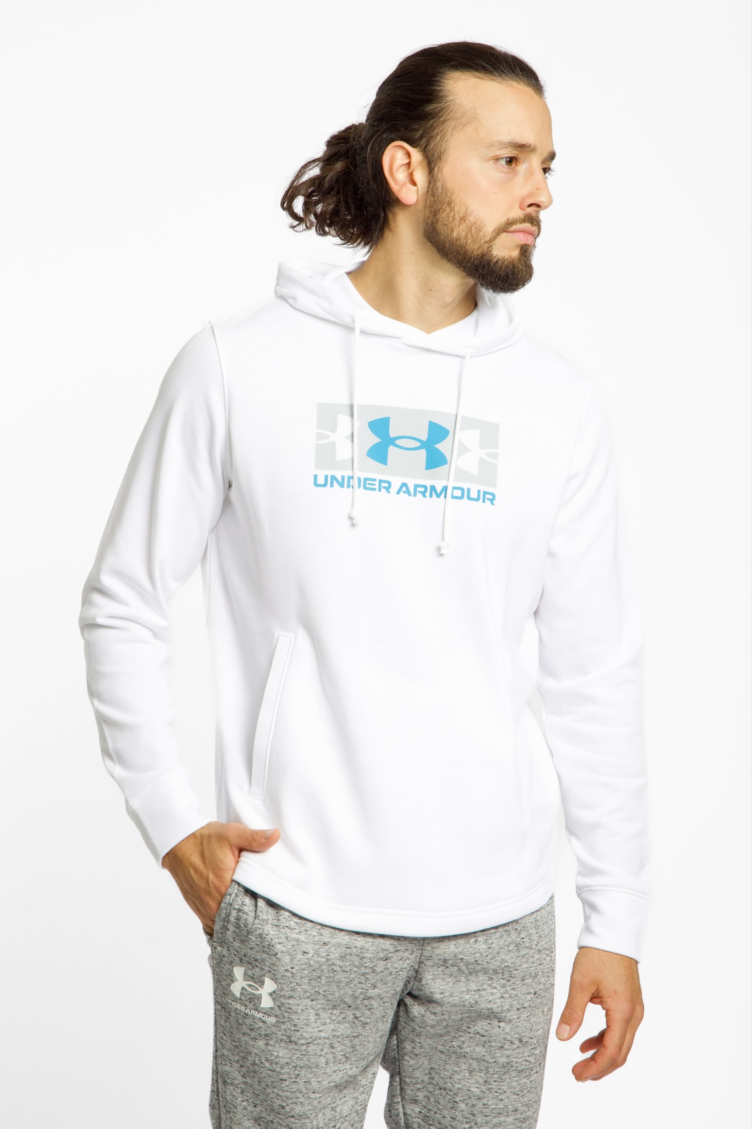 UA Rival Terry Logo Herren Hoodie