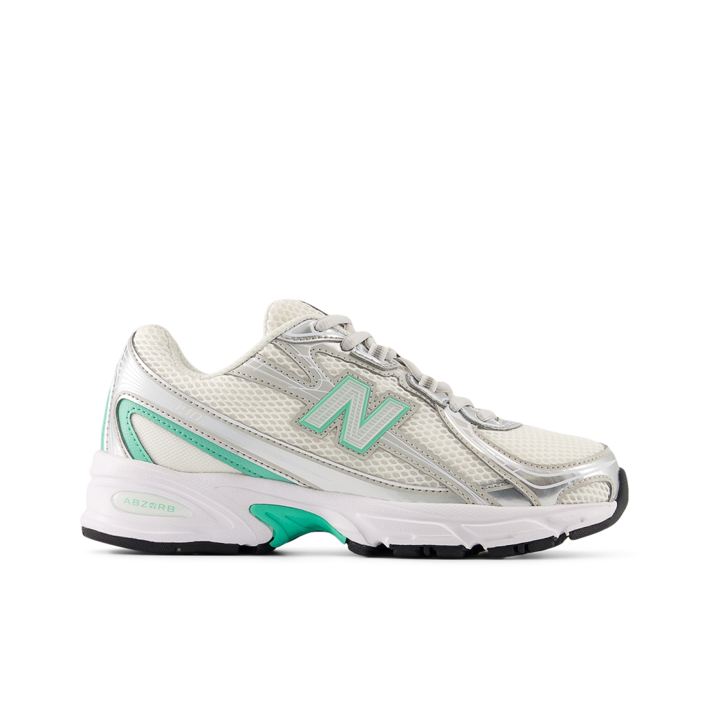 New Balance Kids G 740 Summer Brise Freizeitschuhe unisex, silver metallic/deep end, Grösse: 37