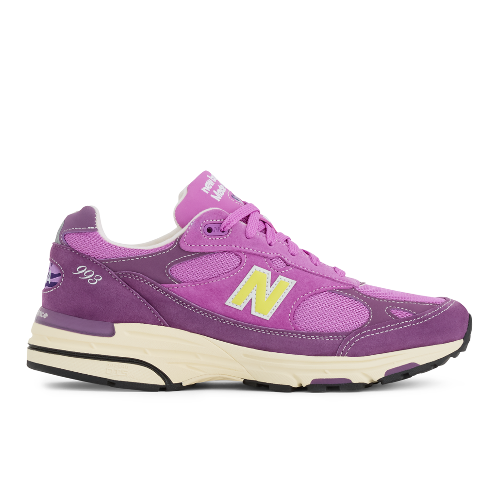 New Balance M 993 Made in USA Seasonal Freizeitschuhe / Sneaker unisex, purple/yellow, Grösse: 46.5