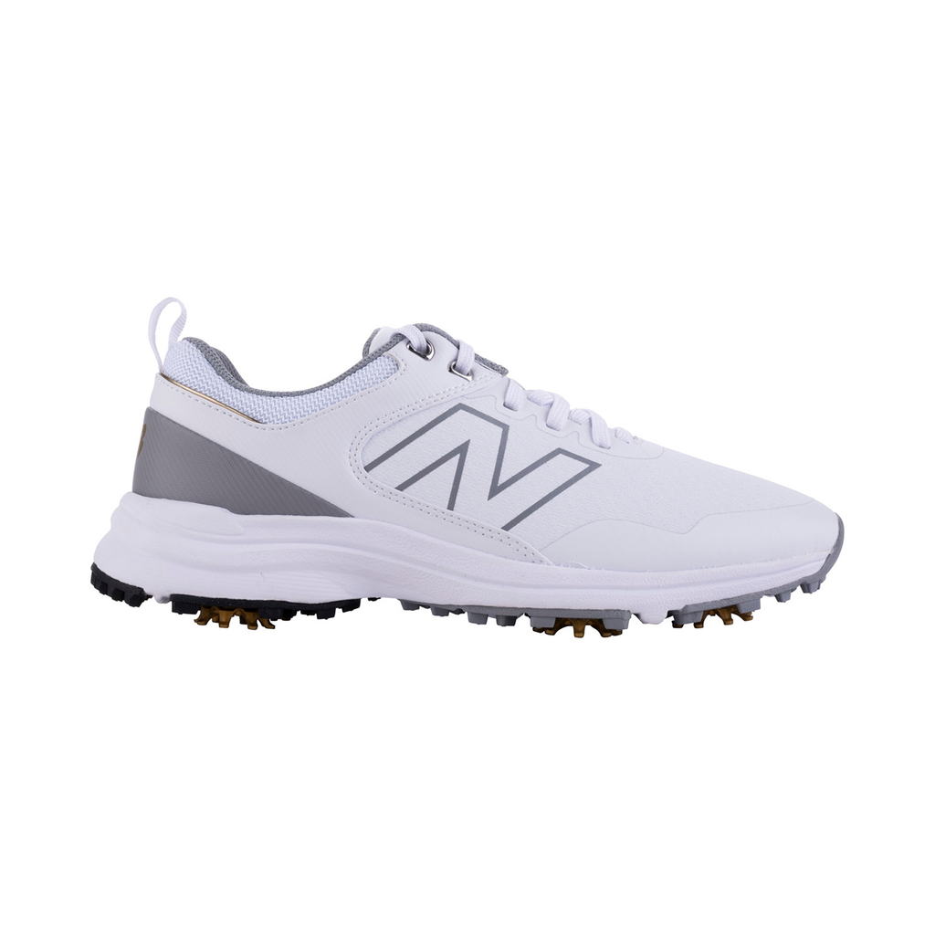 New Balance W 202 Brighton Golf Golfschuhe mit Spikes Damen, white/grey, Grösse: 37