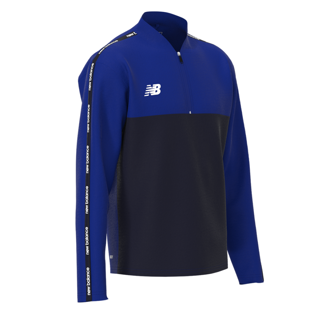 New Balance TW Training 1/4 Knitted Midlayer  Herren, blau, Grösse: 3XL