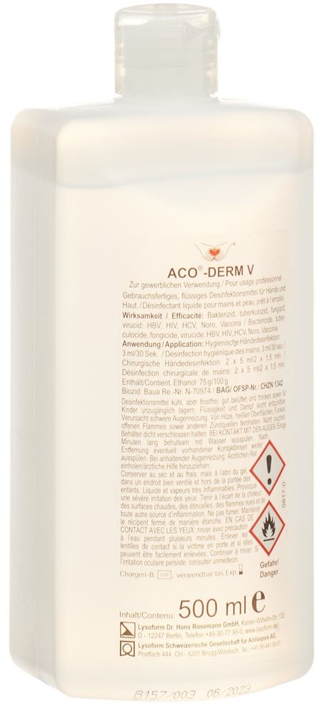 Aco Derm V liq Fl 500 ml