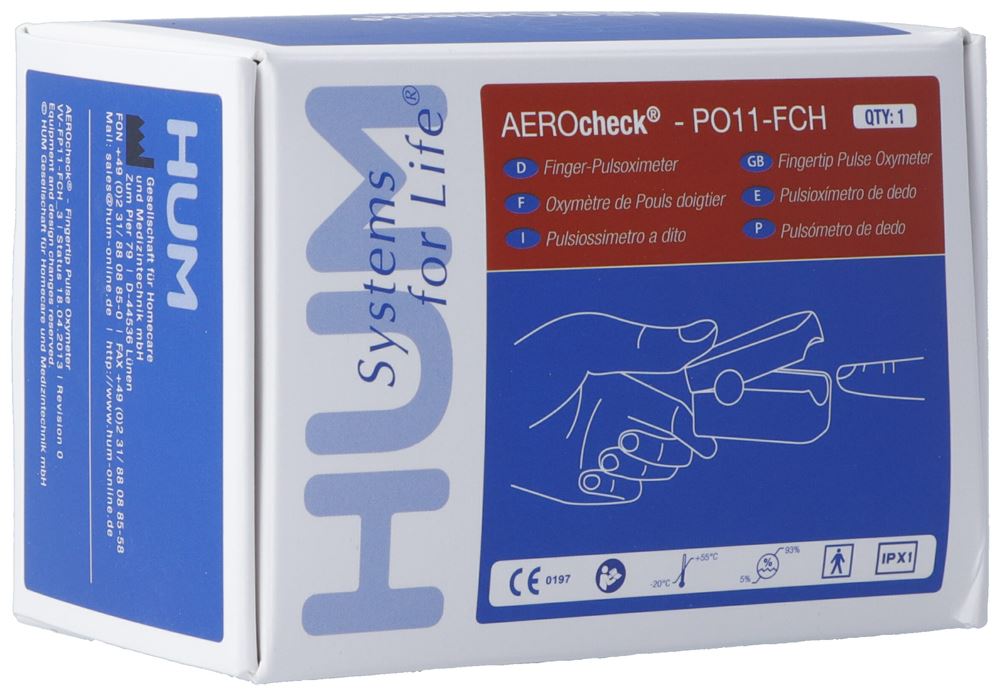 AEROcheck HUM Pulsoxymeter