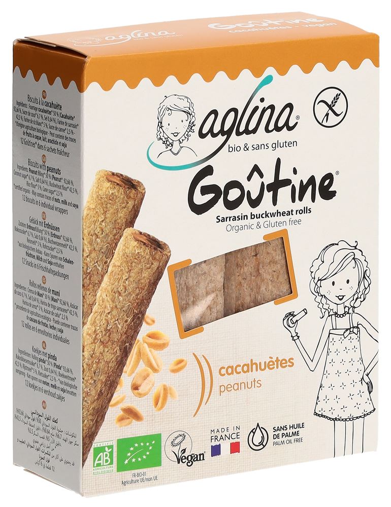 aglina Goûtine Erdnuss Bio 125 g