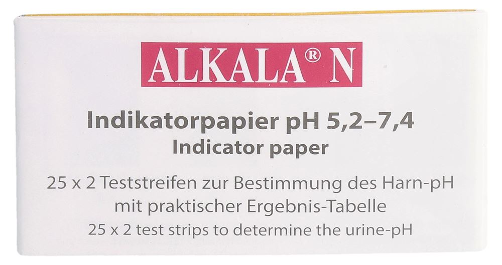 Alkala N Indikatorpapier pH 5.2-7.4