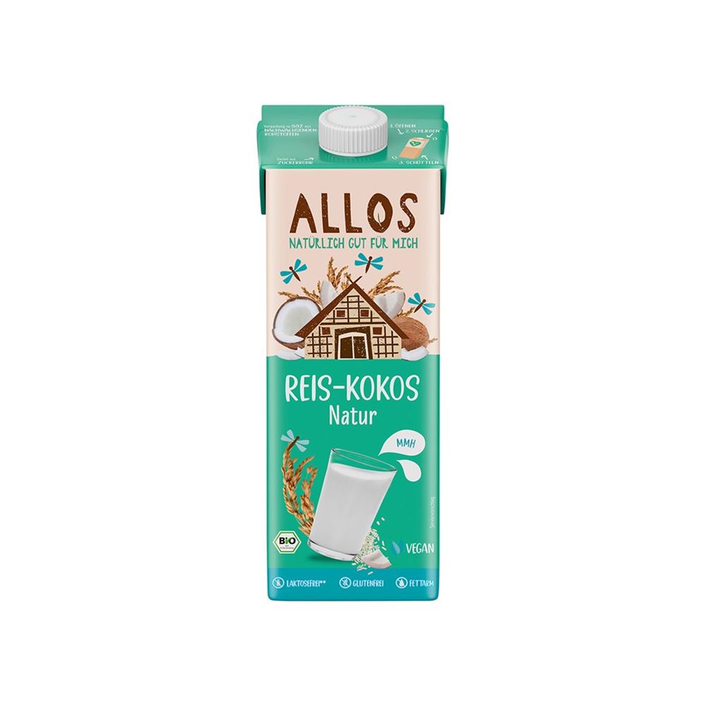 Allos Reis-Kokos Drink Tetra 1 lt