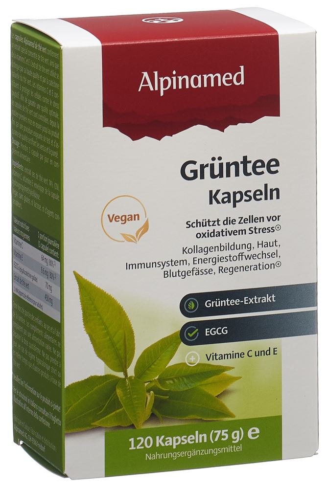 Alpinamed Grüntee Kaps 120 Stk
