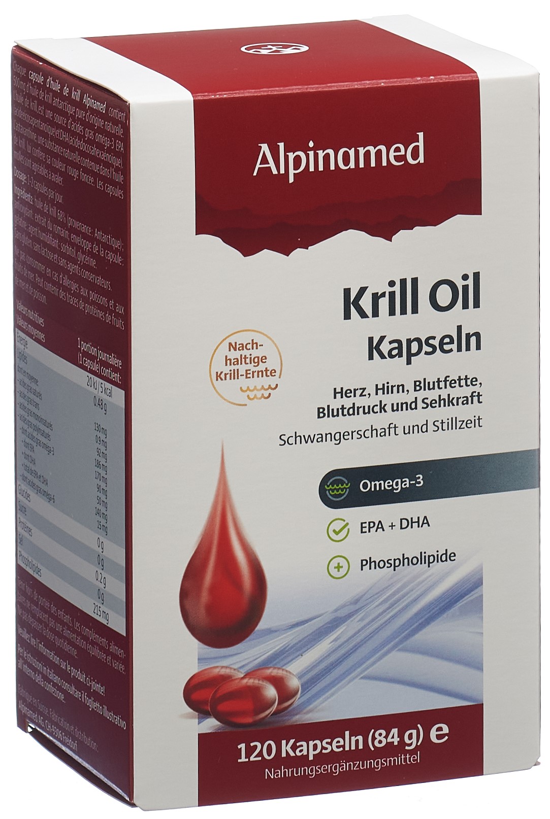 Alpinamed Krill Oil Kaps 120 Stk