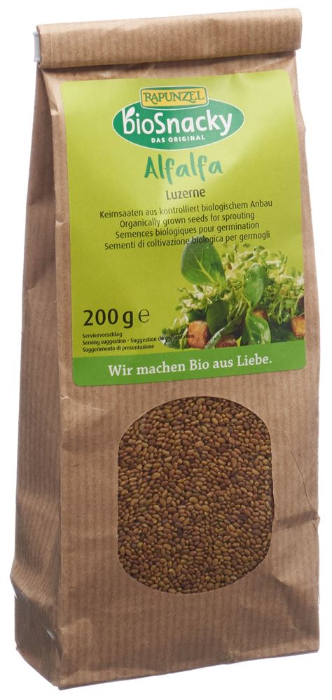 bioSnacky Alfalfa Luzerne Btl 200 g