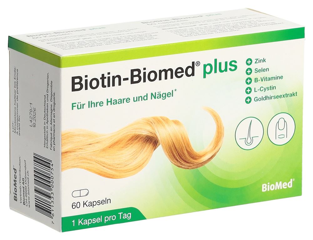 Biotin-Biomed plus Kaps 60 Stk
