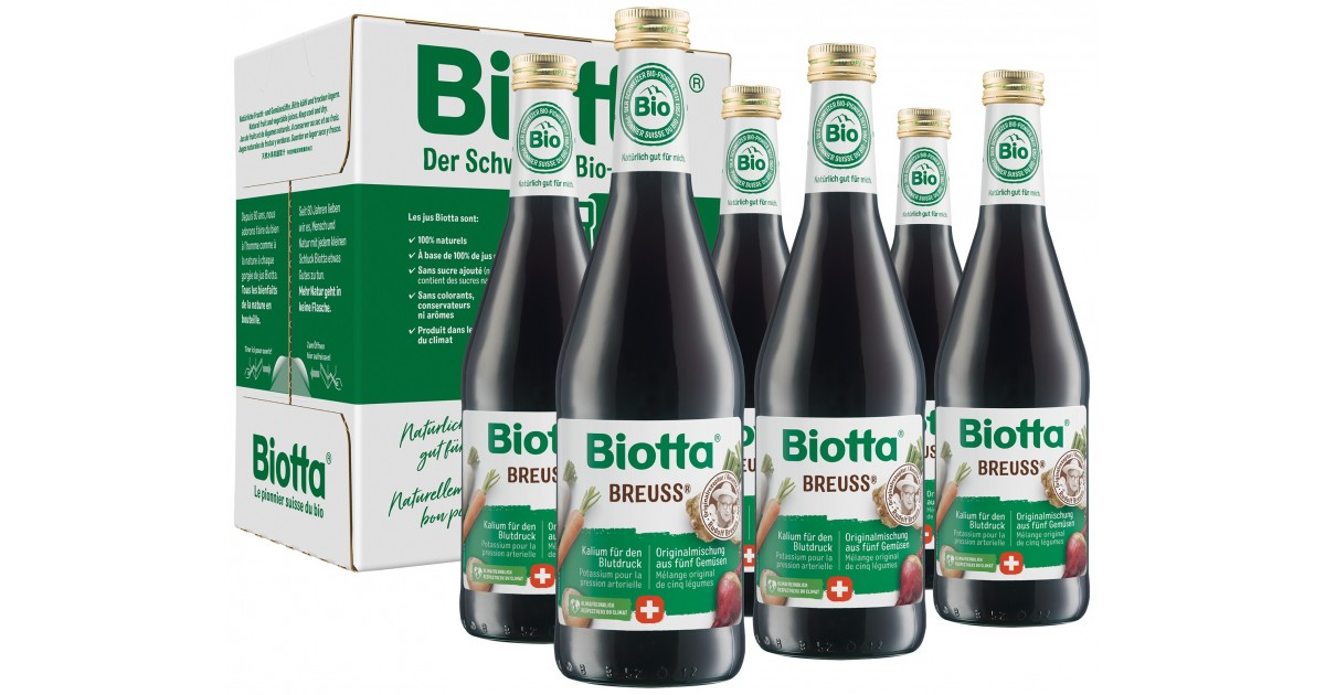 Biotta Breuss Bio 6 Fl 5 dl