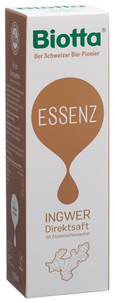 Biotta Essenz Ingwer Bio Fl 2.5 dl
