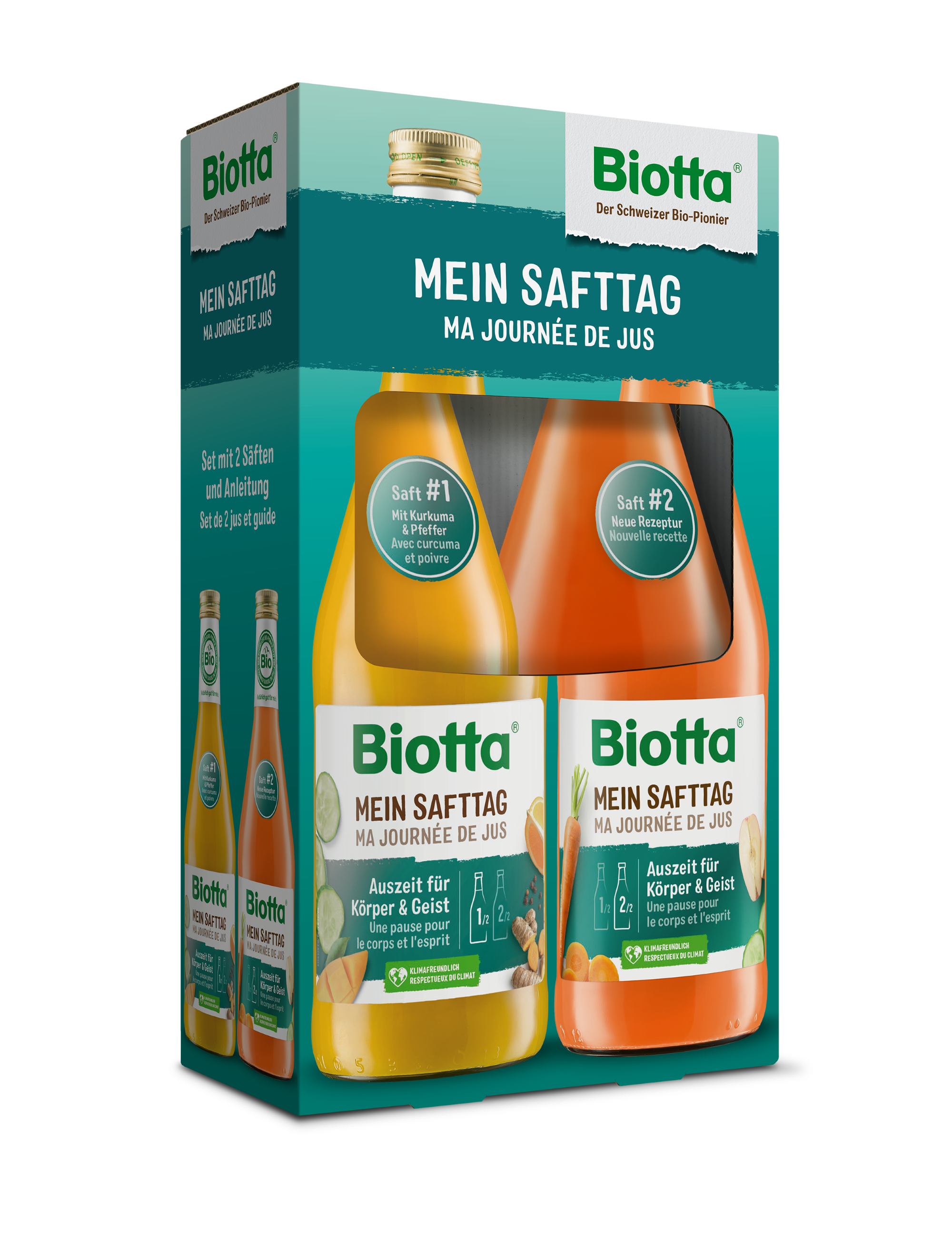 Biotta Mein Safttag Set 2 Fl 5 dl