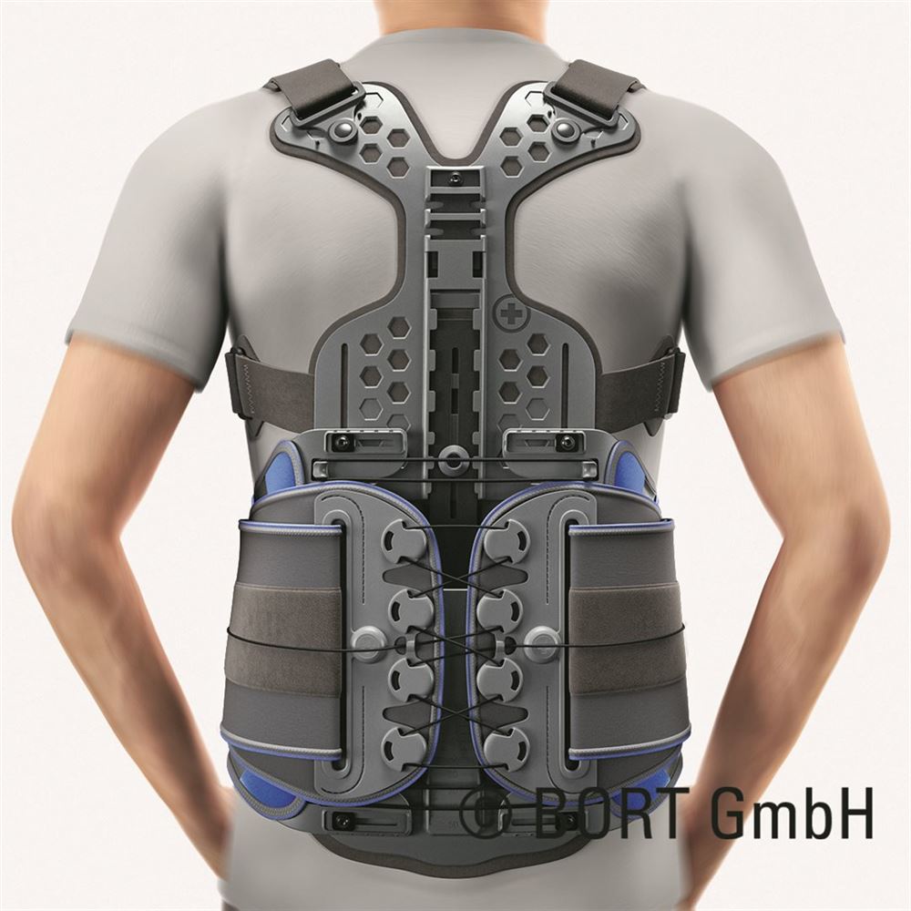 Bort DorsoXpress 6 kurz grau