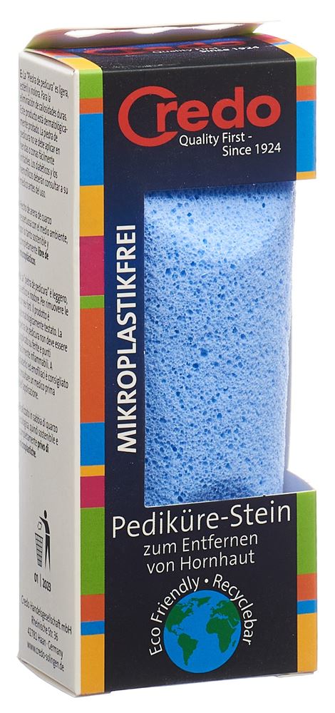 Credo Pedikürestein aus Glasschaum