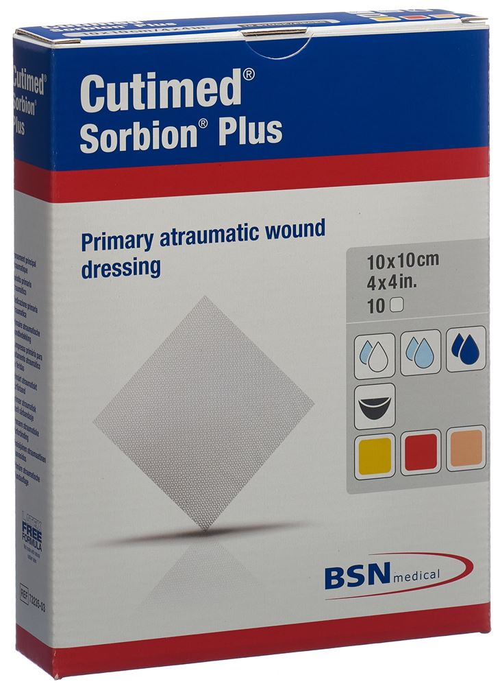 Cutimed Sorbion Plus 10x10cm 10 Stk
