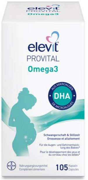 Elevit Provital Omega3 Kaps 105 Stk