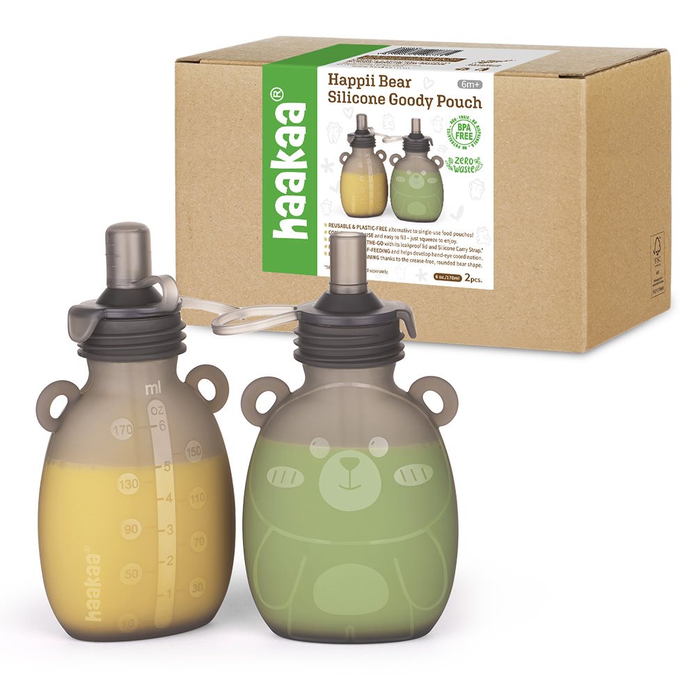 haakaa Quetschies Happy Bear 2 Stk