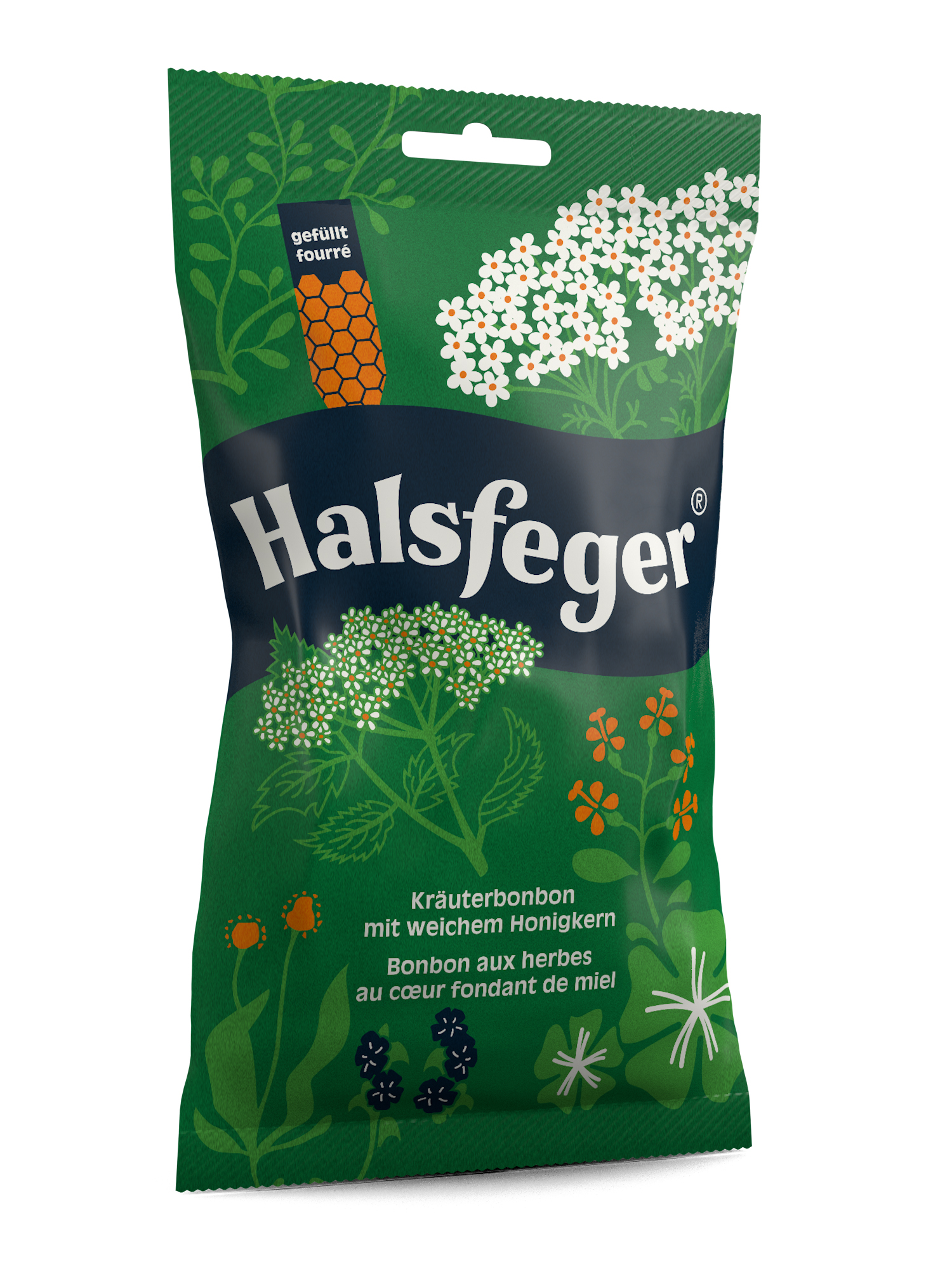 Halsfeger Kräuterbonbon Btl 90 g