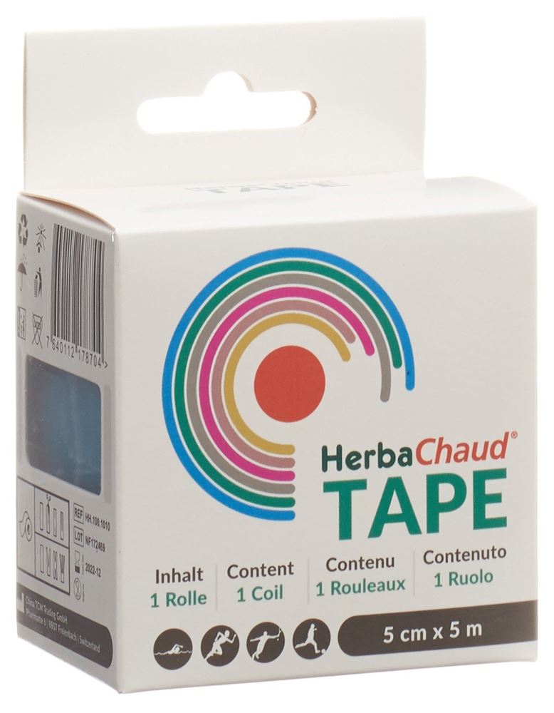 HerbaChaud Tape 5cmx5m blau
