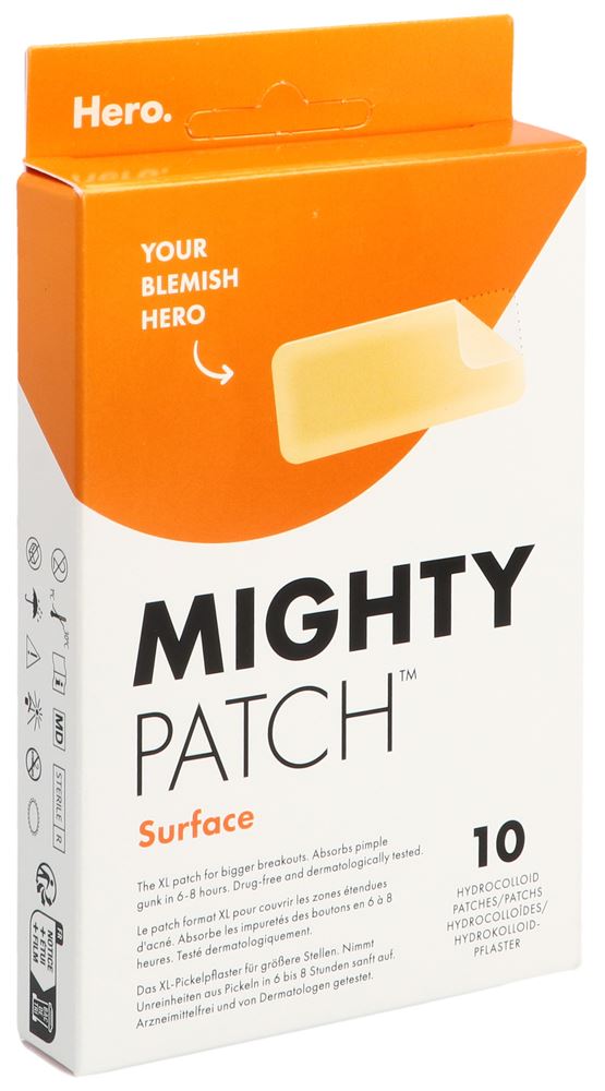 Hero. Mighty Patch Surface 10 Stk