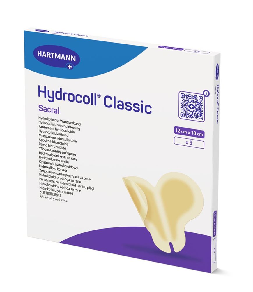 Hydrocoll Clas Sacral 12x18cm 5 Stk