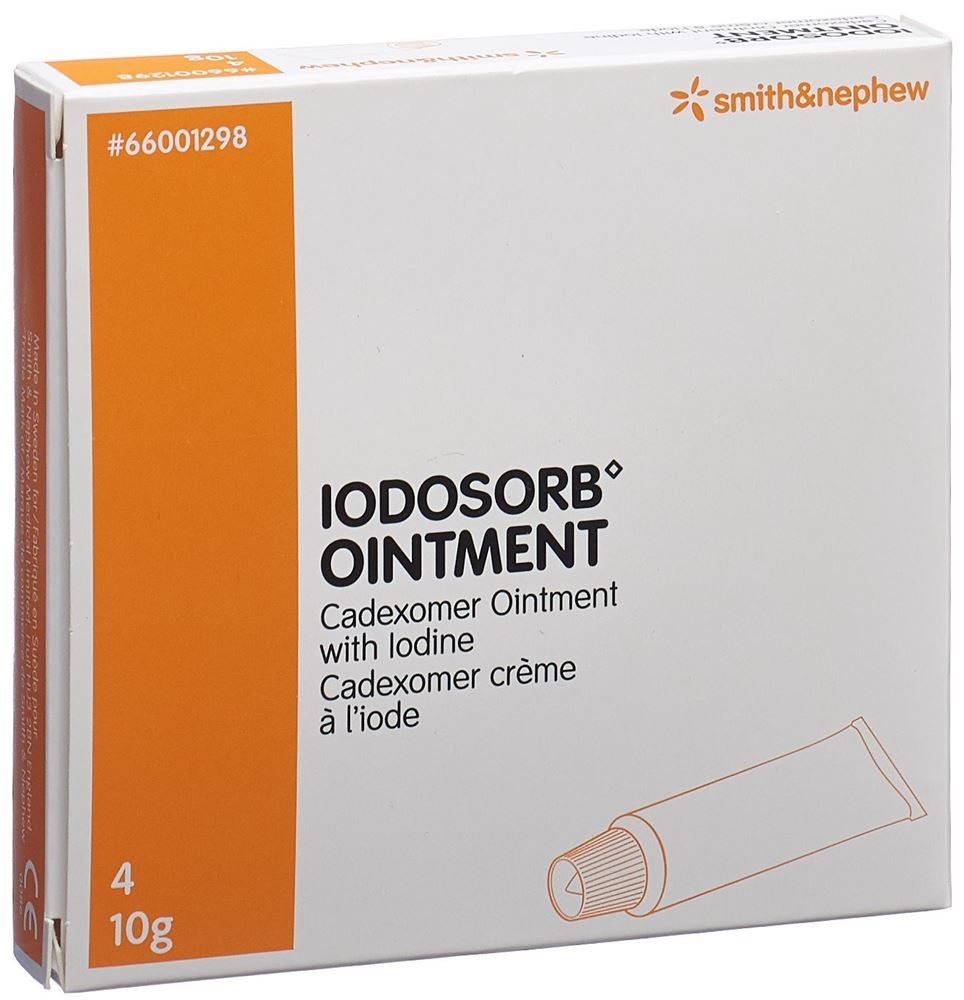 Iodosorb Salbe 4 x 10 g