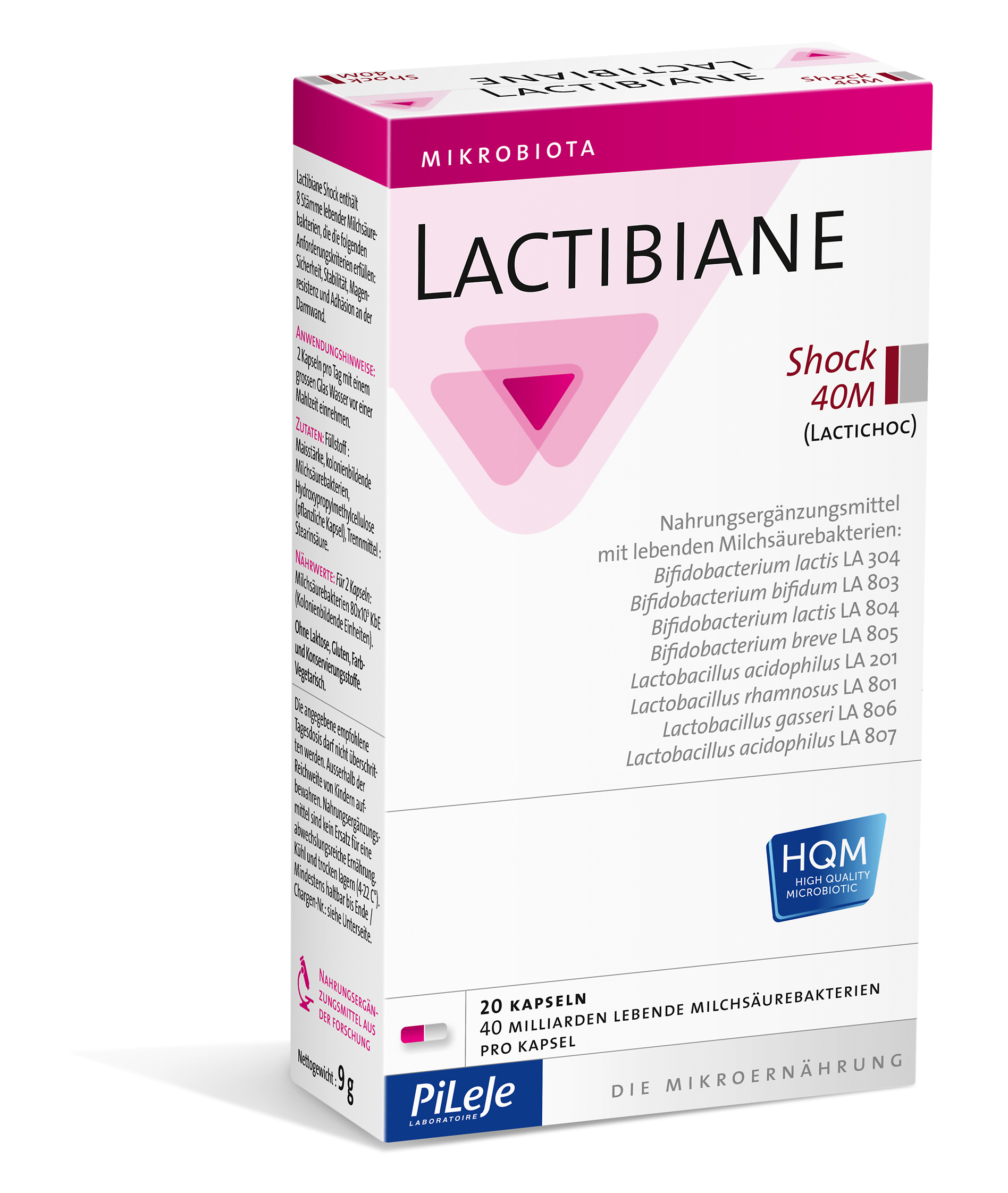 Lactibiane Shock 40M Kaps 20 Stk