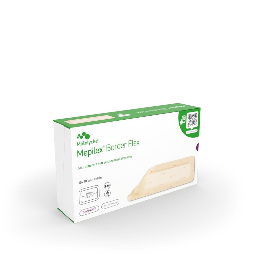 Mepilex Border Flex 10x20cm 10 Stk