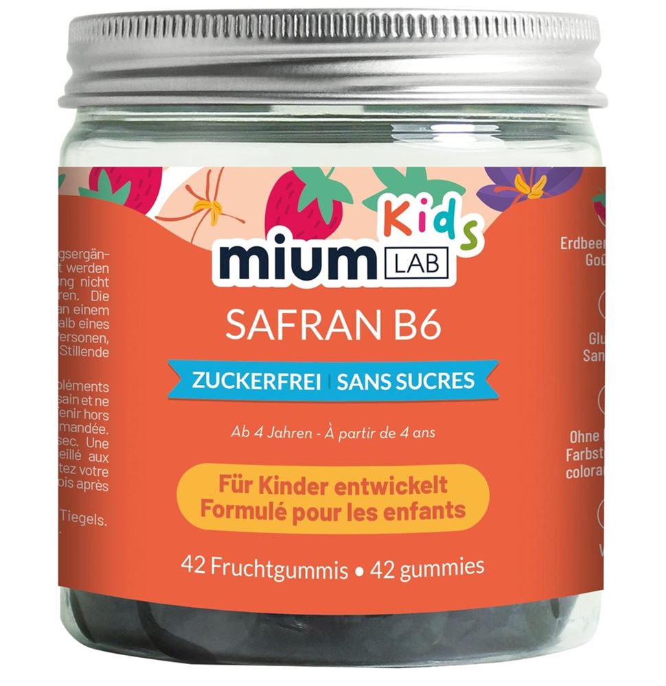 MiumLab Gummies Safran + B6 Ds 42 Stk