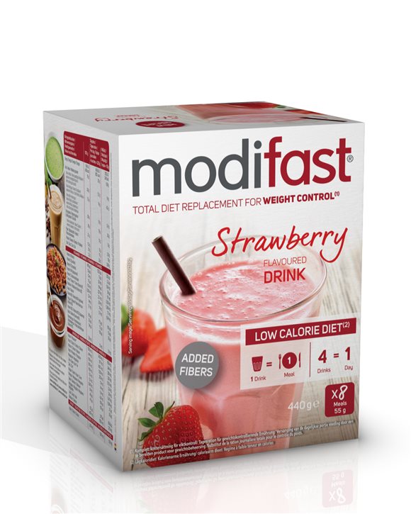 Modifast Drink Erdbeere 8 x 55 g