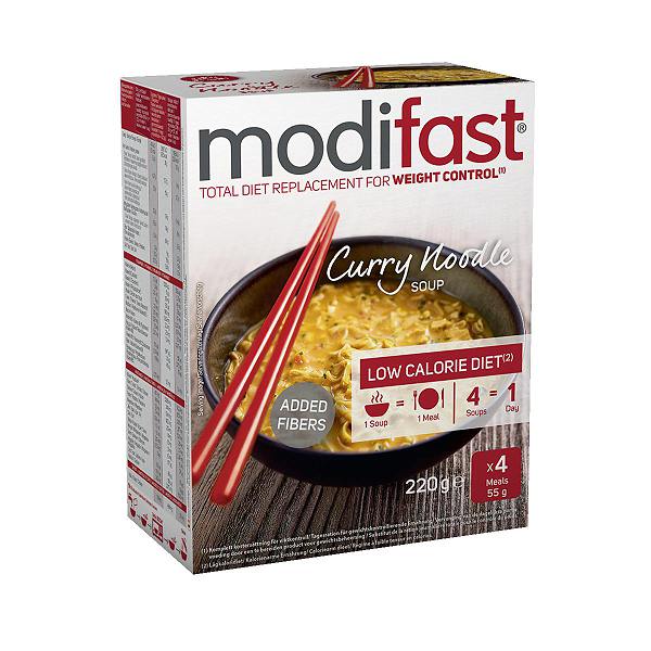Modifast Nudelsuppe Curry 4 x 55 g