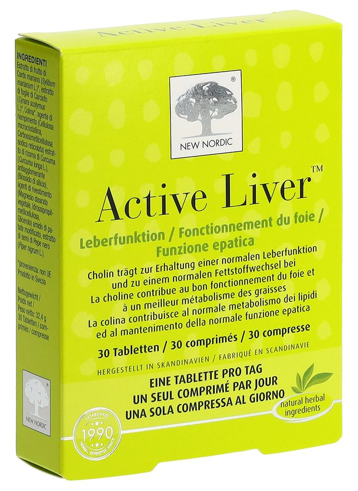 New Nordic Active Liver Tabl 30 Stk
