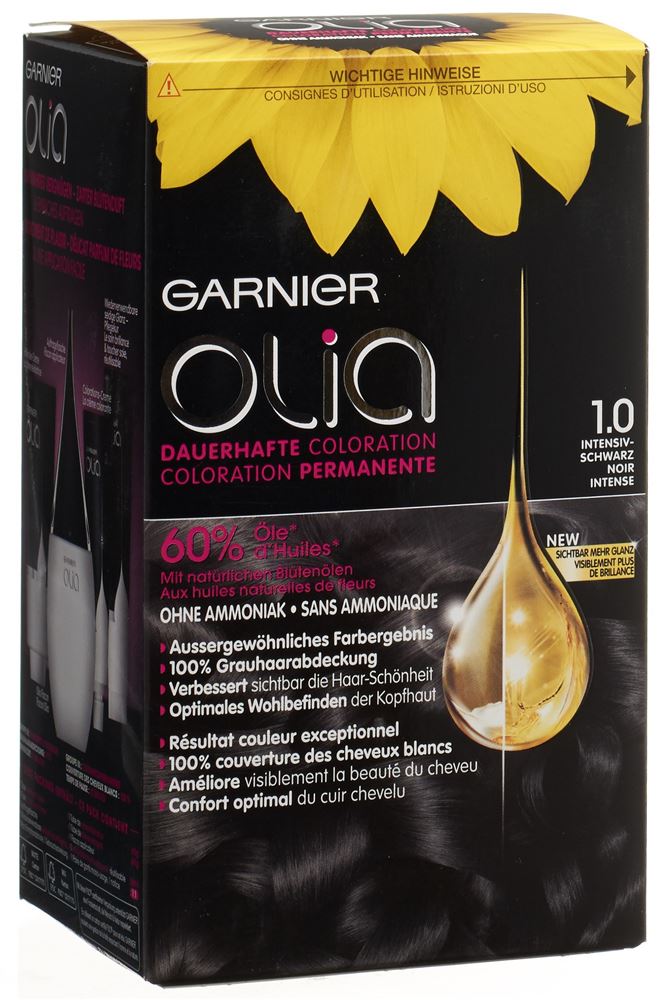 Olia Haarfarbe 1.0 Intensiv Schwarz