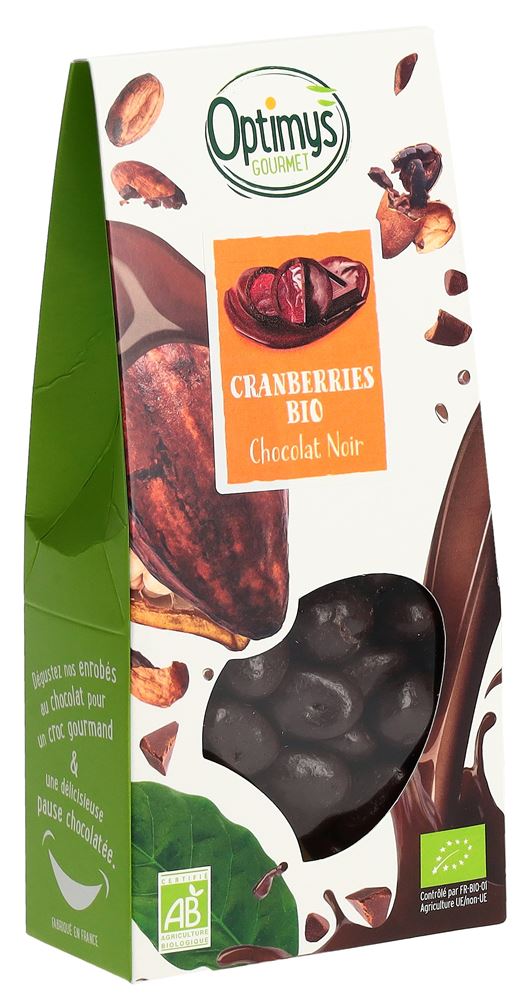 Optimys Cranberries Choco 150 g