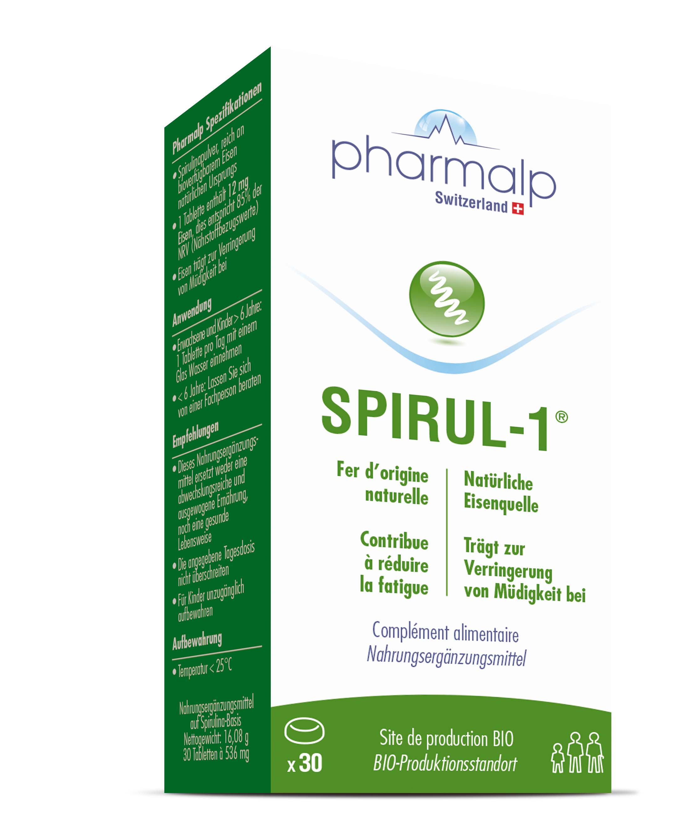 Pharmalp Spirul-1 Tabl 30 Stk