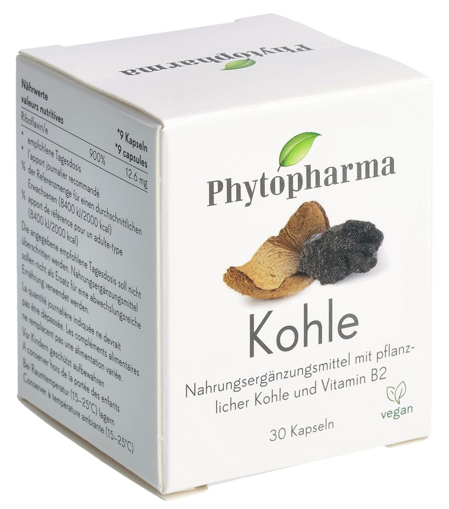 Phytopharma Kohle Kaps 30 Stk