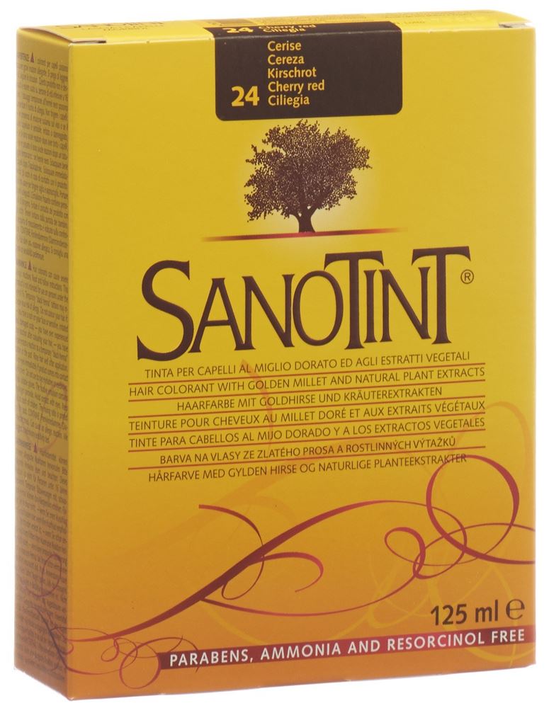 Sanotint Haarfarbe 24 kirschrot