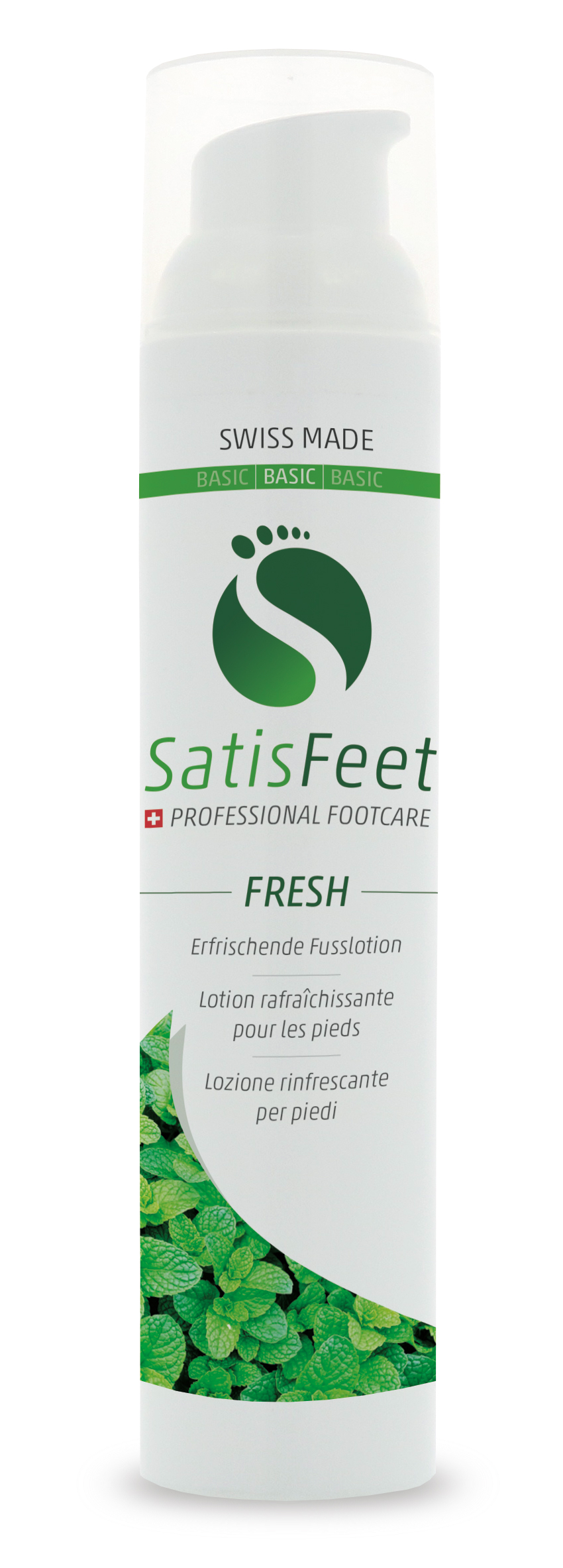 SatisFeet Fresh Airless Disp 100 ml