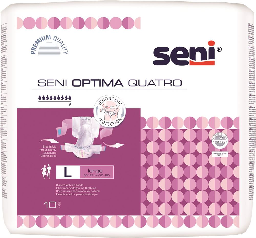 Seni Optima Quatro L Btl 10 Stk