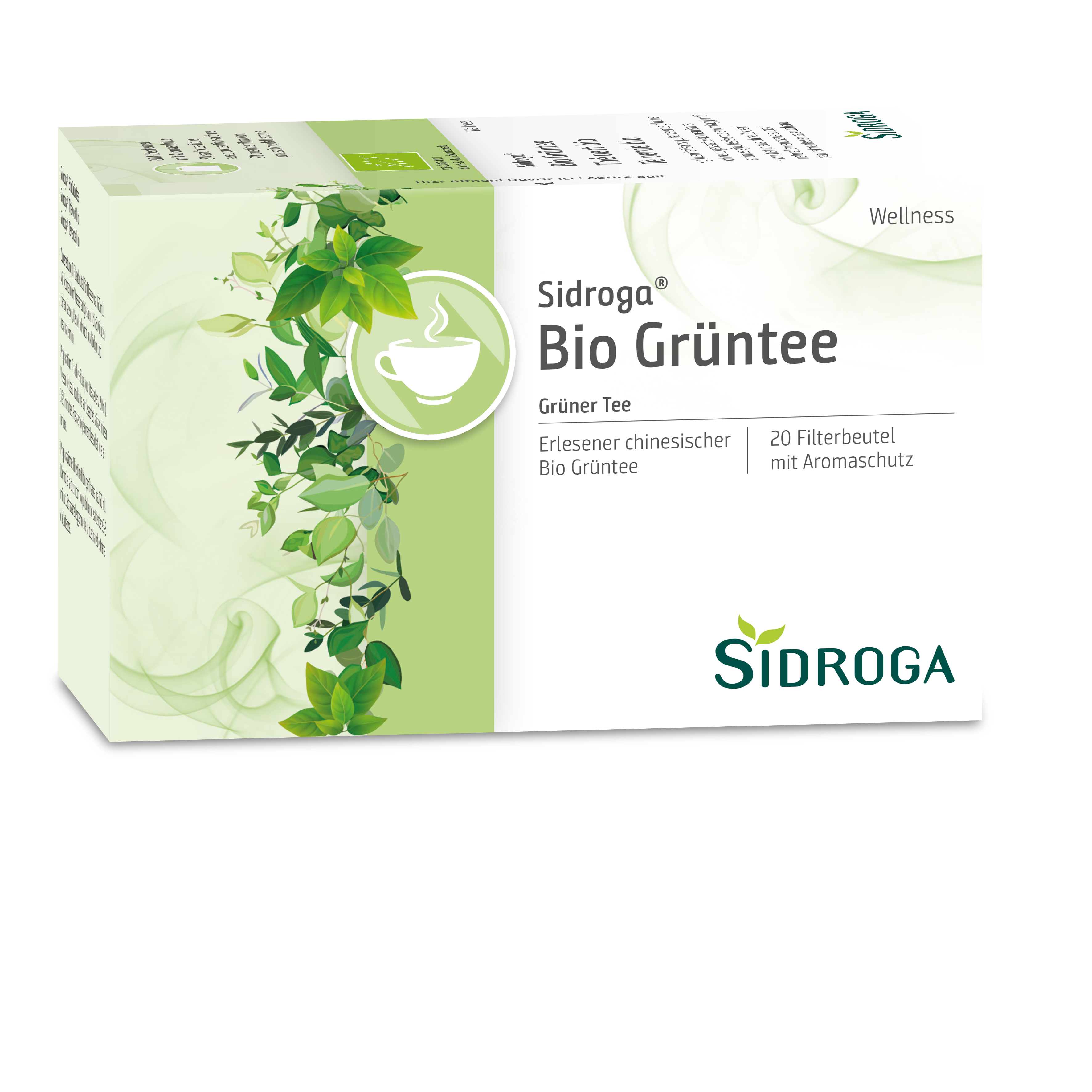 Sidroga Bio Grüntee Btl 20 Stk