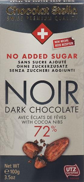 Stella Schokolade Noir 72% 100 g