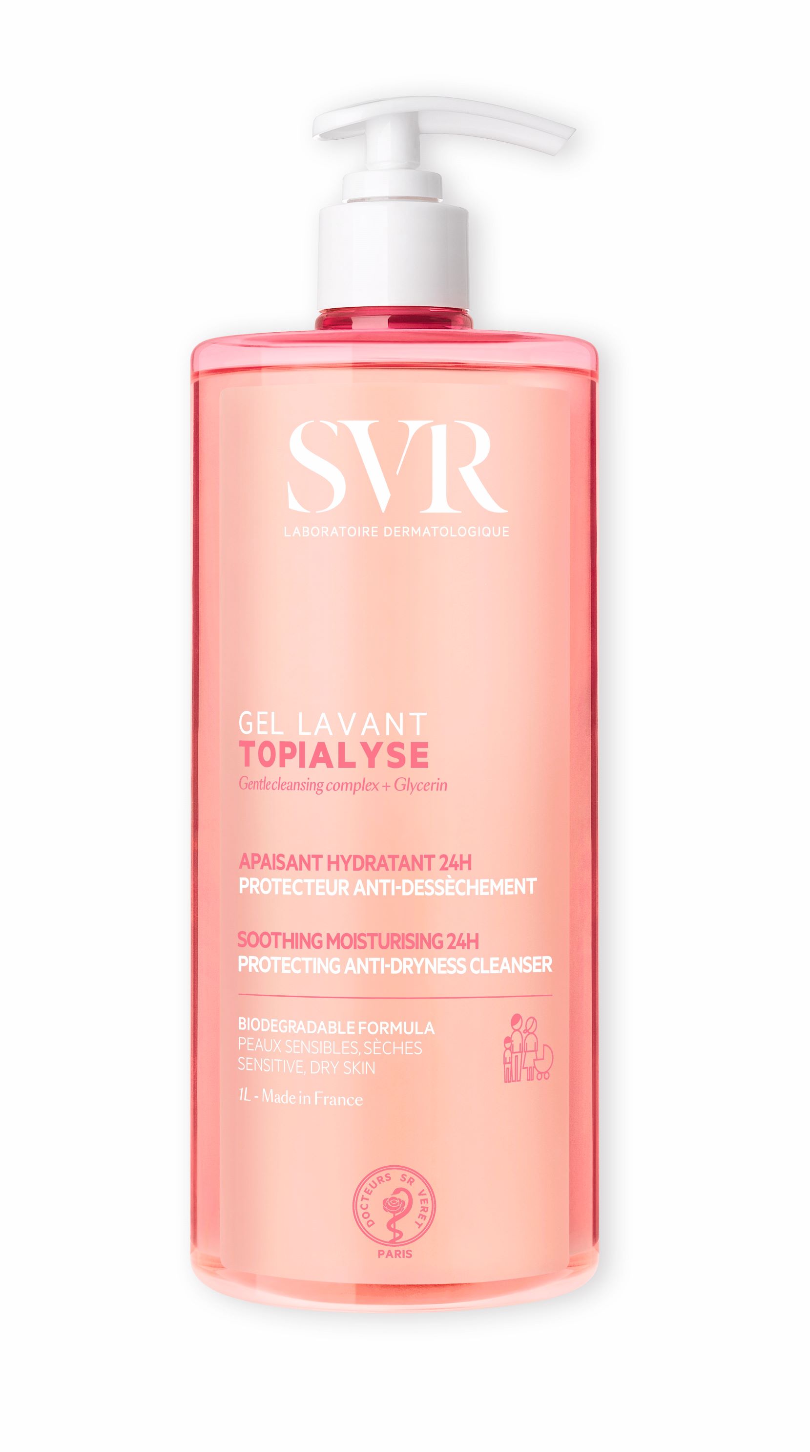 SVR Topialyse Gel Lavant 20% Fl 1 lt